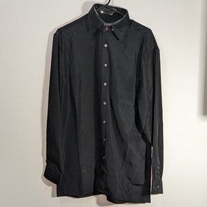 J. Peterman - Mens Black Button Down